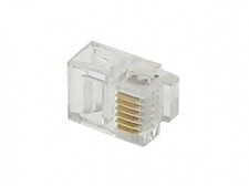 Abcvision Wtyk telefoniczny RJ12*P10 6P6C opak. 10 szt. RJ12*P10