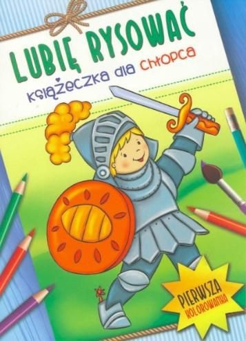 Aksjomat Lubię rysować. Książeczka dla chłopca - 185445 185445
