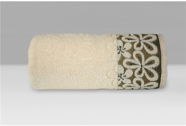 Greno RĘCZNIK BELLA 70X140 KREMOWY RE-BLL-070-KREM