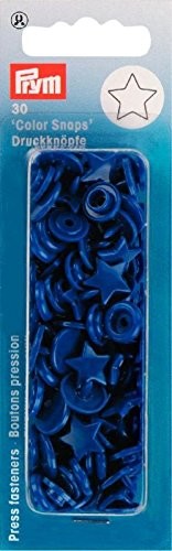 Prym 393216 NF druckkn Color Snaps, gwiazda, królewski błękit 393216