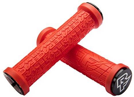 Race Face grippler Lock-On uchwyty Czerwony 2018 uchwytów rowerowych AC990092_Rouge