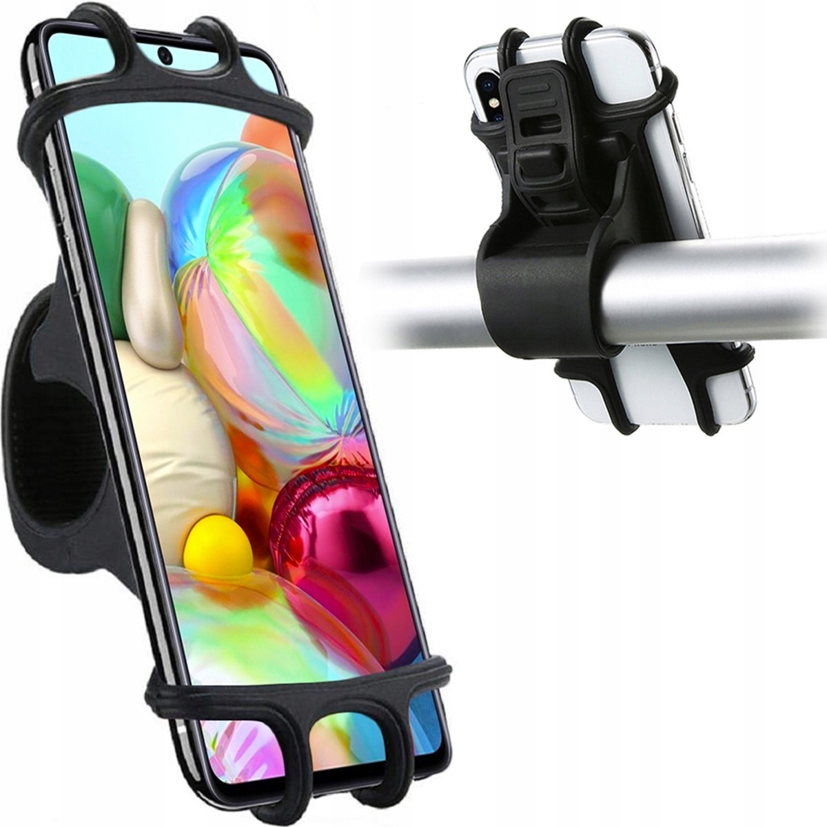 Uchwyt Rowerowy Guma Na Telefon Motocykl Hulajnoga