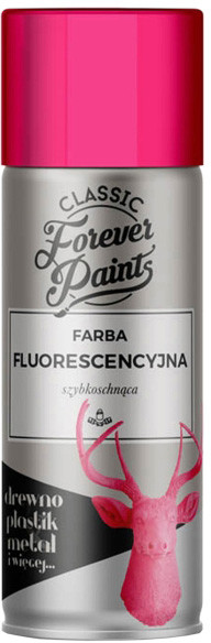 Forever paints Farba fluorescencyjna szybkoschnąca Forever Paints 400 ml różowa