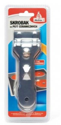 Metrox Skrobak do płyt ceramicznych Wykonany ze stali nierdzewnej
