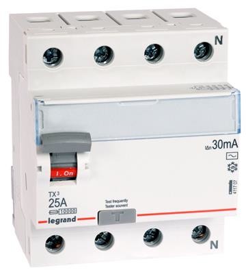Legrand Wyłącznik różnicowoprądowy P 304 25 A 30 mA AC - 411707