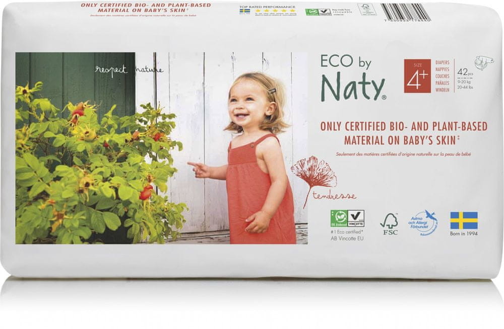 Naty pieluchy Maxi+ 4+) 9 20 kg ECONOMY PACK 42 szt.) # Raty 10x0% do 2020 06 07!