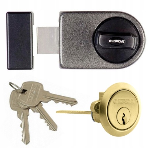 Gerda Zamek nawierzchniowy Zn 100 grafit