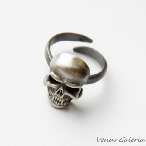 Skagen Pierścionek regulowany - Czaszka 718