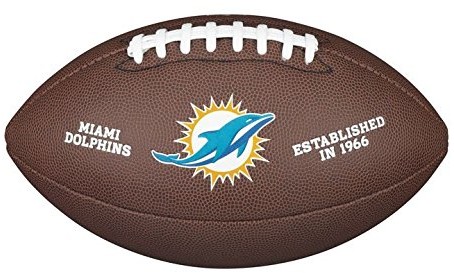 Wilson Miami Dolphins licensed Full Size NFL Football F1748 MIA