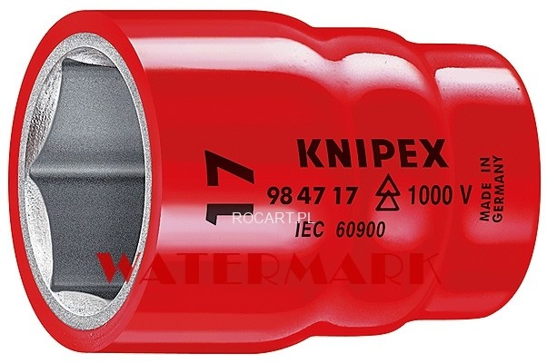 Knipex Nasadka sześciokątna do śrub z łbem sześciokątnym 1/2 VDE 98 47 18