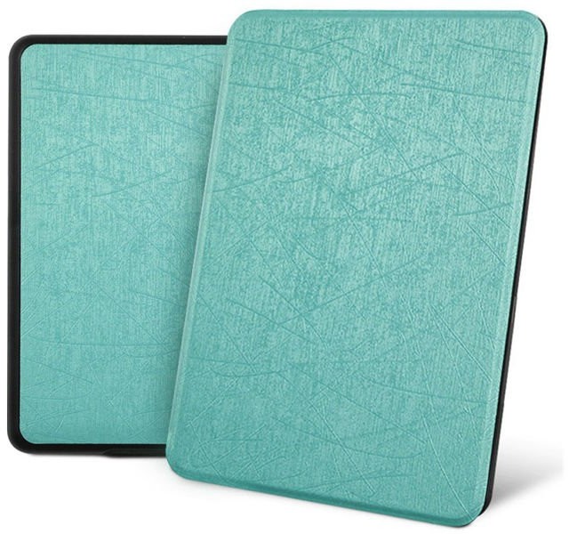 Alogy Etui Leather Smart Case Kindle Paperwhite 4 niebieskie z połyskiem + Szkło 4832/1982X5