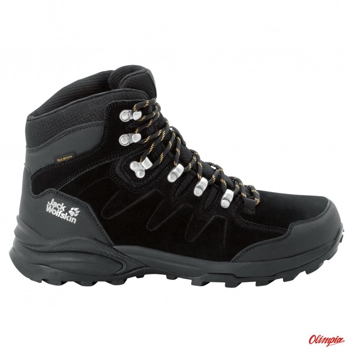 Jack Wolfskin Buty trekkingowe REFUGIO TEXAPORE MID M phantom burly yellow XT