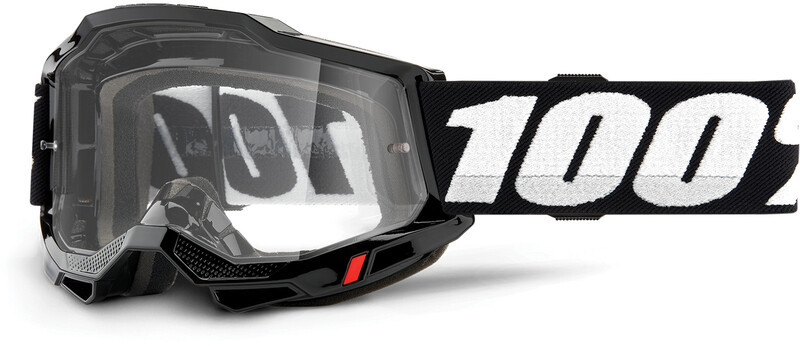 100% 100% Accuri Anti-Fog Goggles Gen2, black/clear  2021 Gogle HU-GOG-0048/1/unis