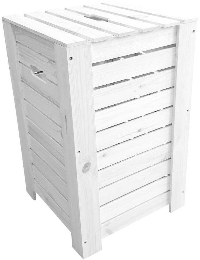 MULTIM Kosz na bieliznę Biały 67L Multim