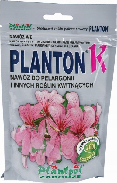 Planton K Nawóz do pelargonii i roślin kwitnących