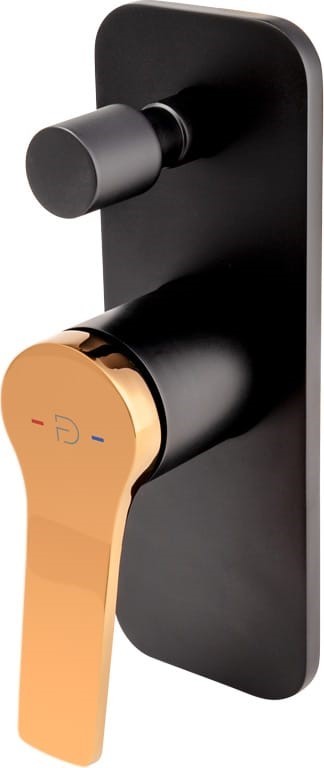 F-DESIGN FDesign SEPPIA FD1-SPA-7P-25 czarny + różowe złoto miedź