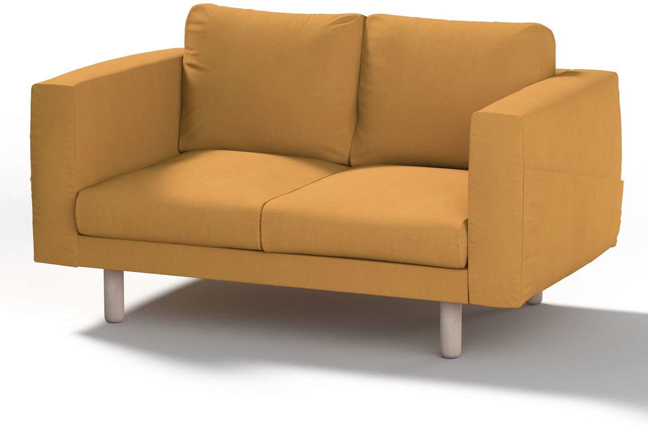 Dekoria pl pl Pokrowiec na sofę Norsborg 2-osobową musztardowy szenil 153 x 88 x 85 cm Etna 1021-705-04