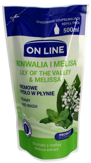On Line kremowe w płynie Konwalia i Melisa uzupełnienie 500ml