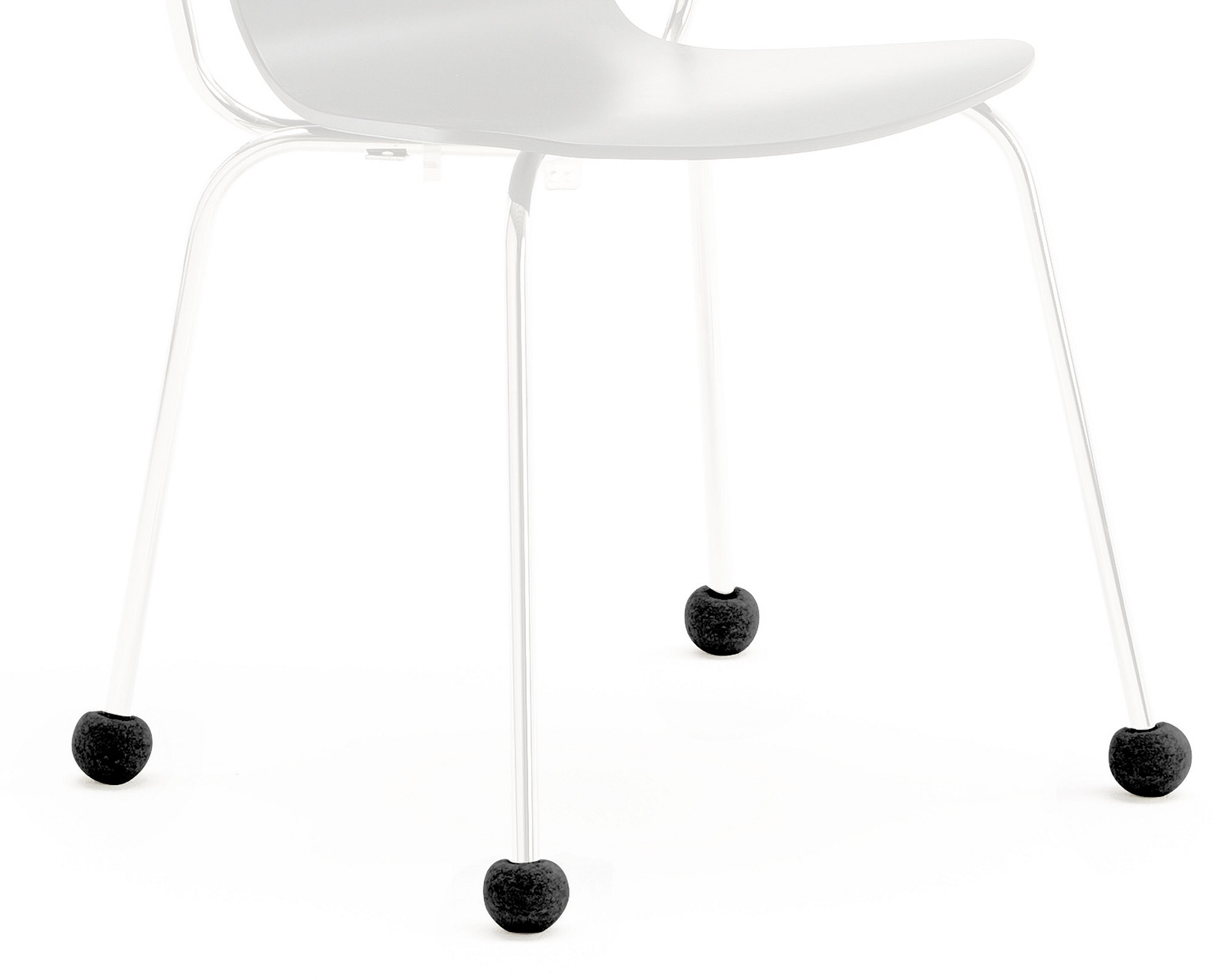 AJ Produkty Ślizgacze w kolorze czarnym