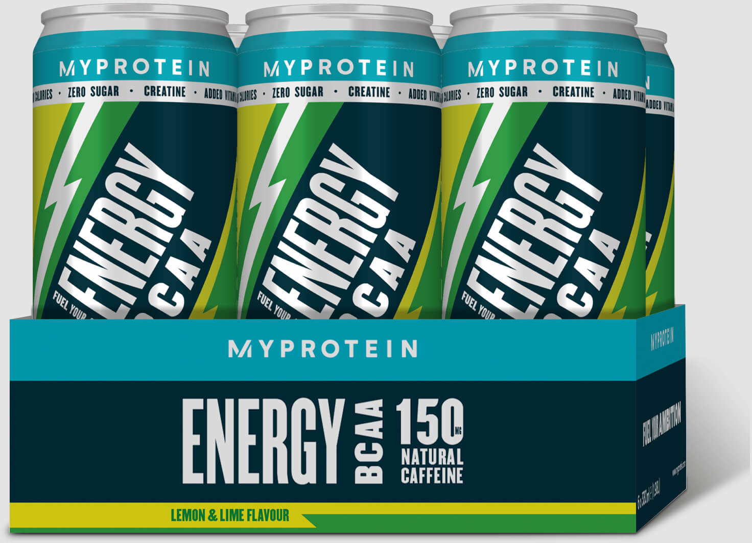 Zdjęcia - Odżywka białkowa Myprotein BCAA Energy Drink - 6 x 330ml - Cytryna i limonka 