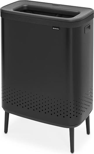 Brabantia Kosz na pranie Bo Laundry Bin Hi 2 x 45 l czarny mat 200564