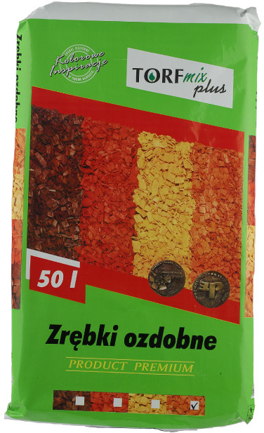 Zrębki dekoracyjne Aqua Save pomarańczowa 50 l