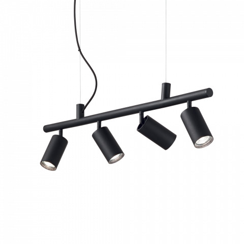 Ideal Lux Lampa wisząca Dynamite 231341 nowoczesna lampa w kolorze czarnym