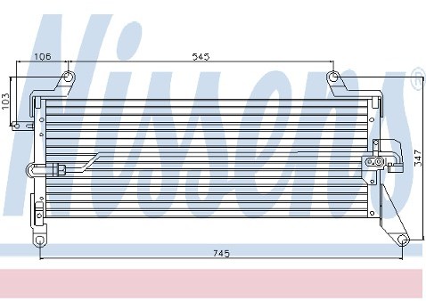 NISSENS Skraplacz, klimatyzacja 94228