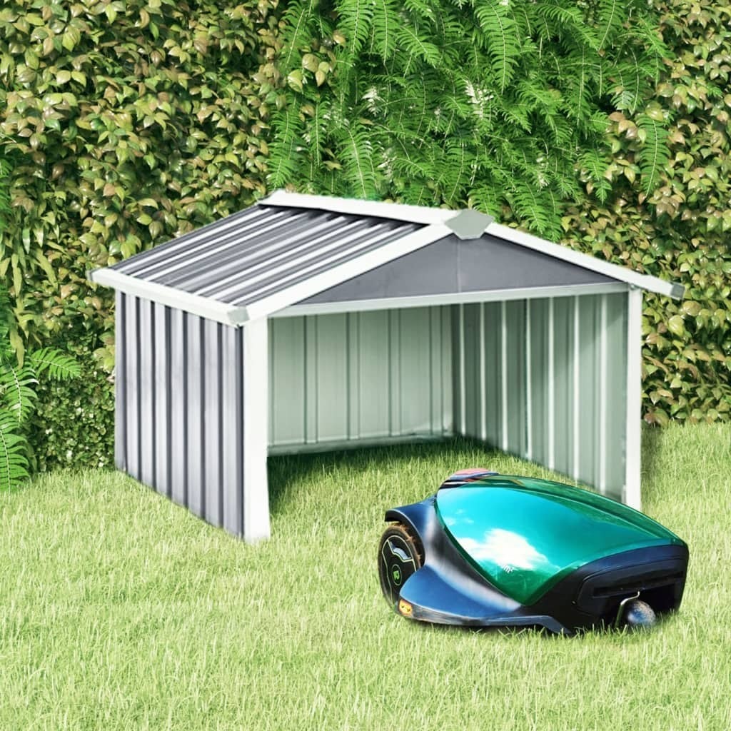 vidaXL Garaż dla kosiarki robotycznej, 92x97x63 cm, galwanizowana stal 150908