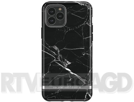 Richmond & Finch Black Marble Silver Details iPhone 11 Pro Max IP265-064