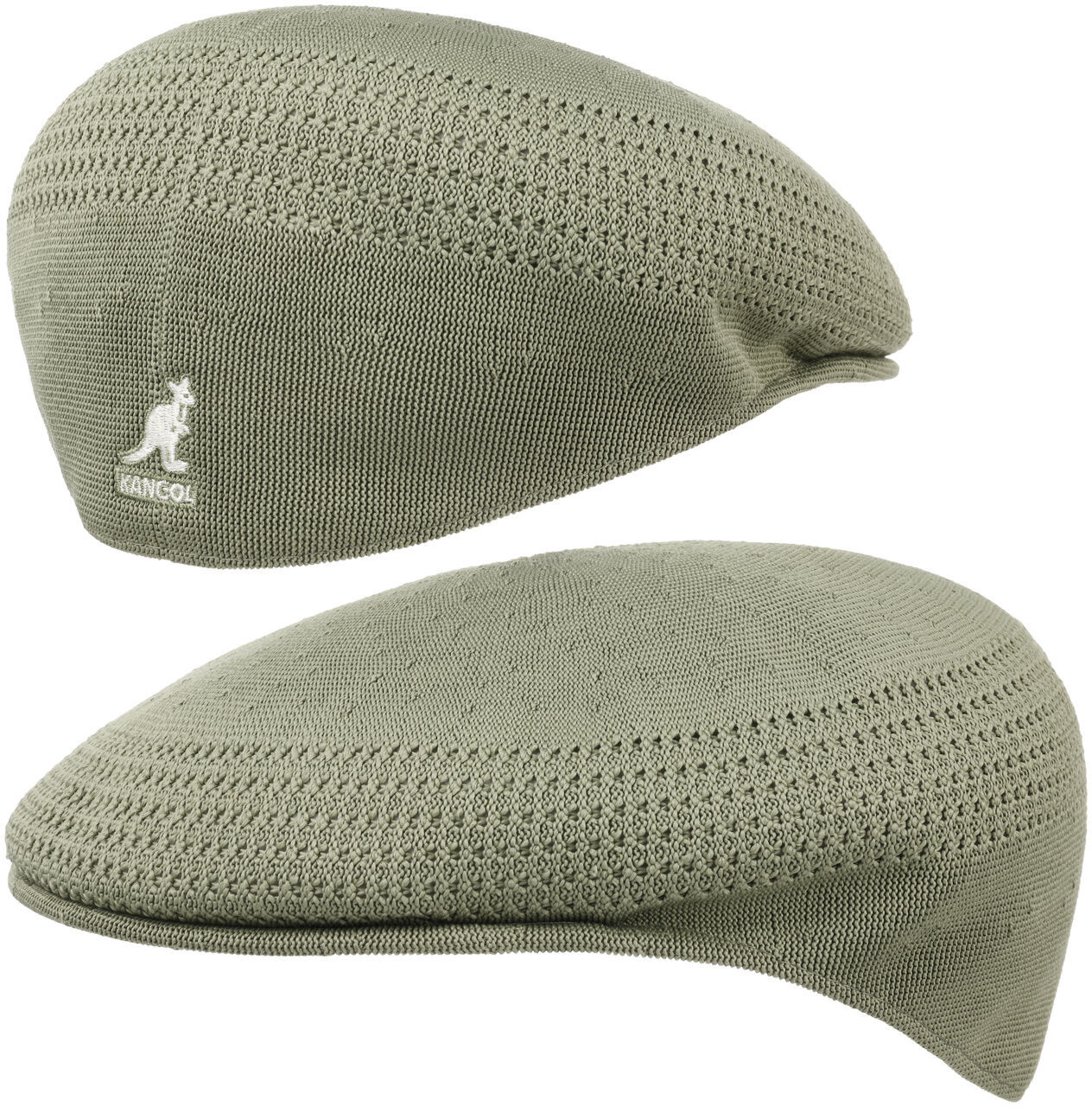 Kangol Płaski Kaszkiet 504 Tropic Ventair by jasnooliwkowy, XXL (62-63 cm)