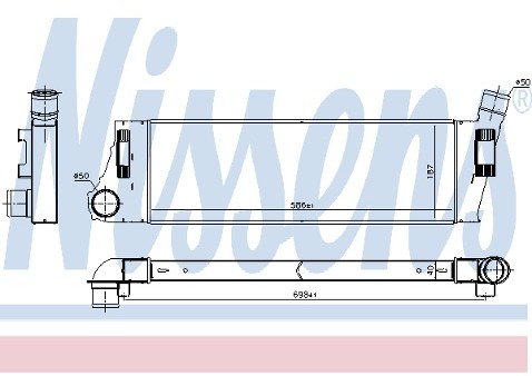 NISSENS Intercooler 96728