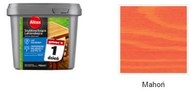 Altax lakierobejca Szybkoschnąca, Mahoń, 750 ml