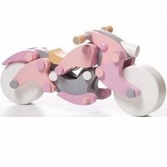 CUBIKA Cubika, Drewniany Chopper, Różowy