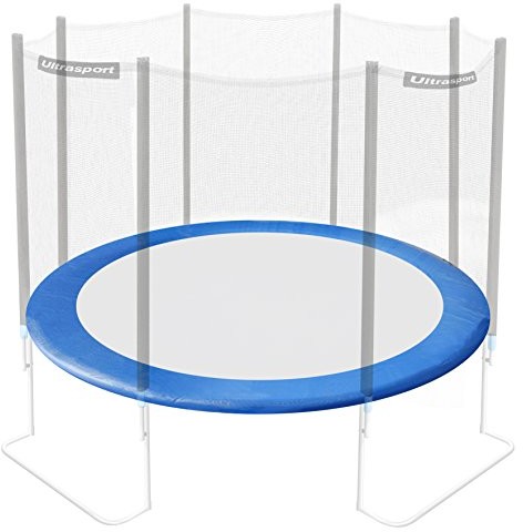 Ultrasport osłona krawędzi do trampoliny ogrodowej Jumper (modele od roku 2014), na sprężyny, w kolorze niebieskim, o średnicy od 180 do 430 cm, akcesoria zapewniające bezpieczeństwo na trampolinie, n 330700000130
