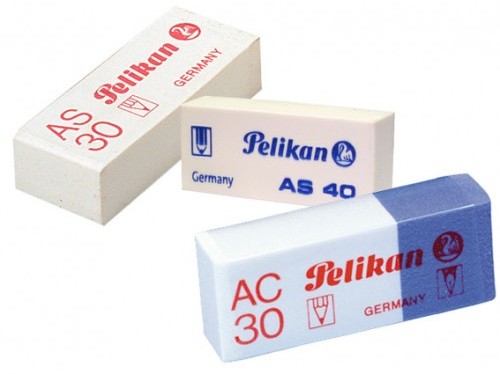 Pelikan Gumka AC 30 biało / niebieska PN606079