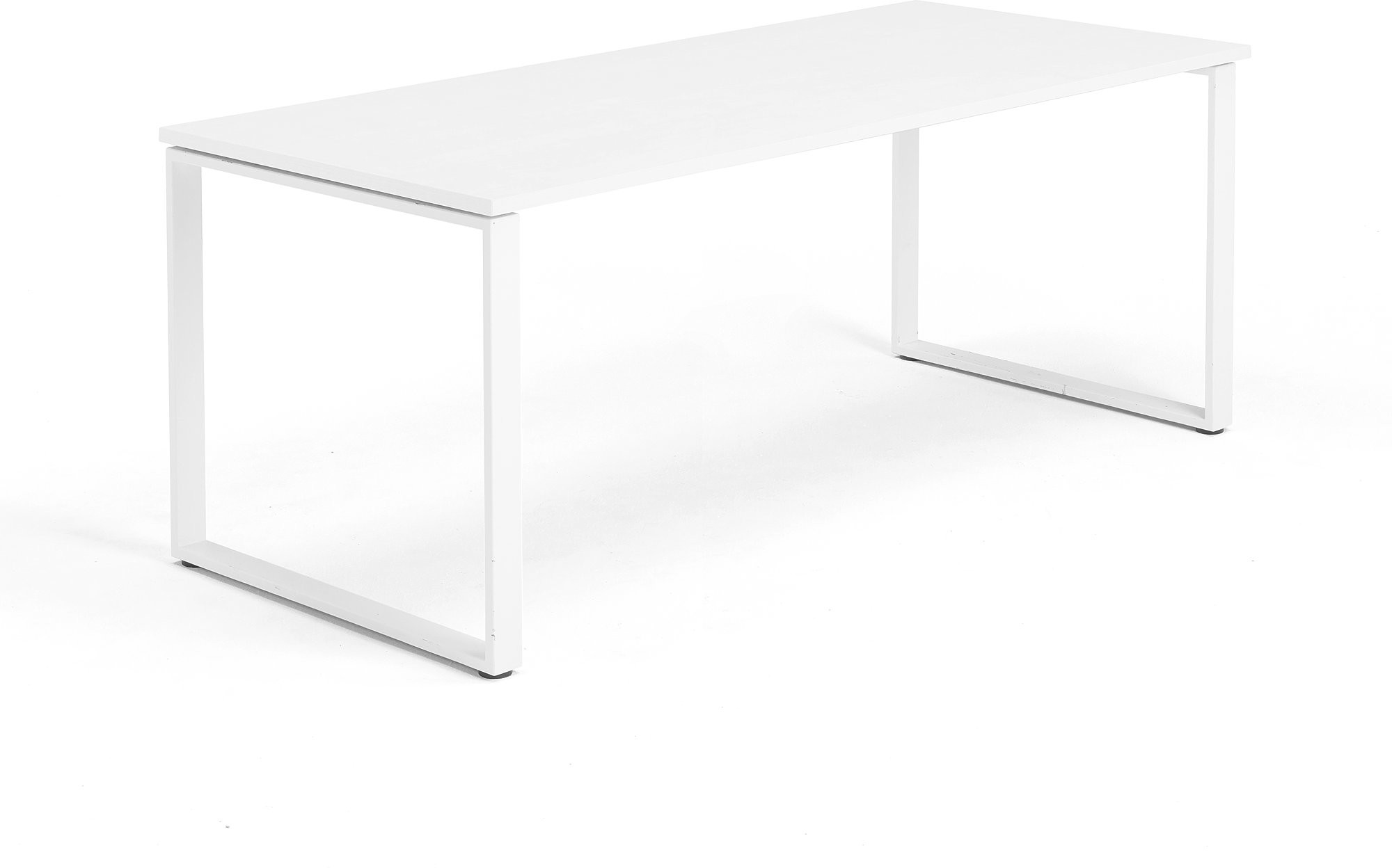 AJ Biurko Modulus rama O 1800x800 mm biała rama białe 1612033