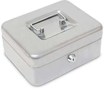 Alco-Albert Alco 841 kasetka na pieniądze sejf sejf 14 x 19 cm, srebro 841-36