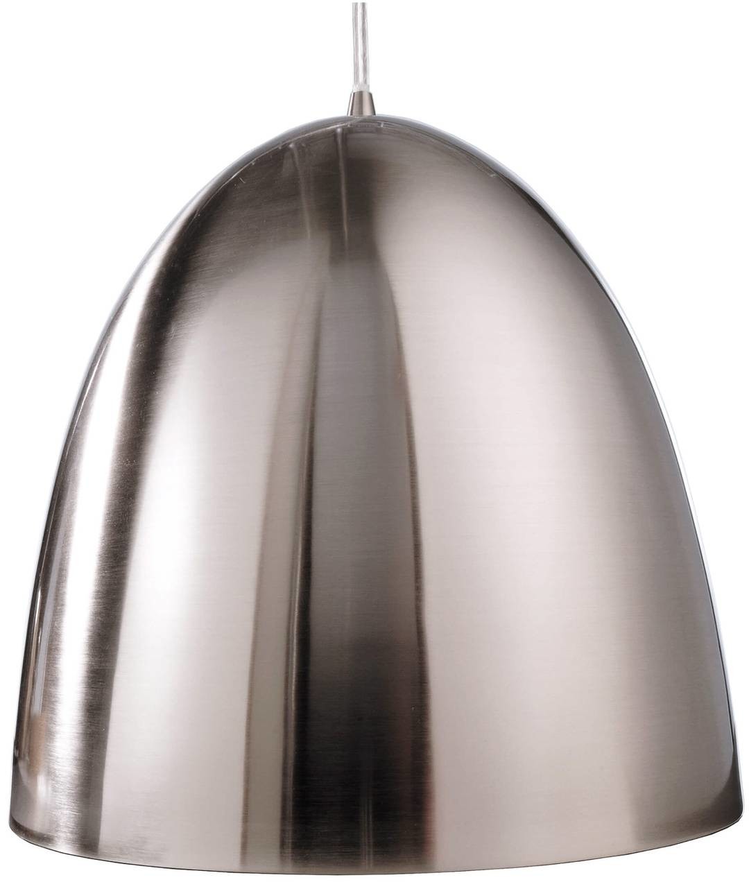 Deko-Light Lampa wisząca Bell półowalna srebrna