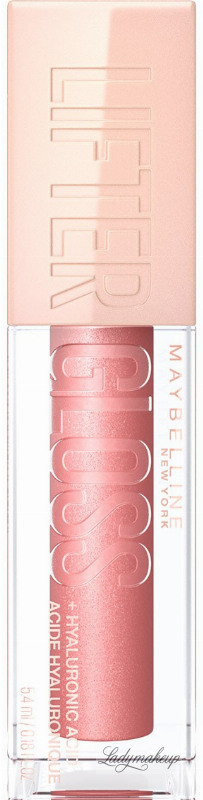 Maybelline LIFTER GLOSS + HYALURONIC ACID - Błyszczyk do ust z kwasem hialuronowym i witaminą E - 5,4 ml - 002 - ICE MAYGYU05