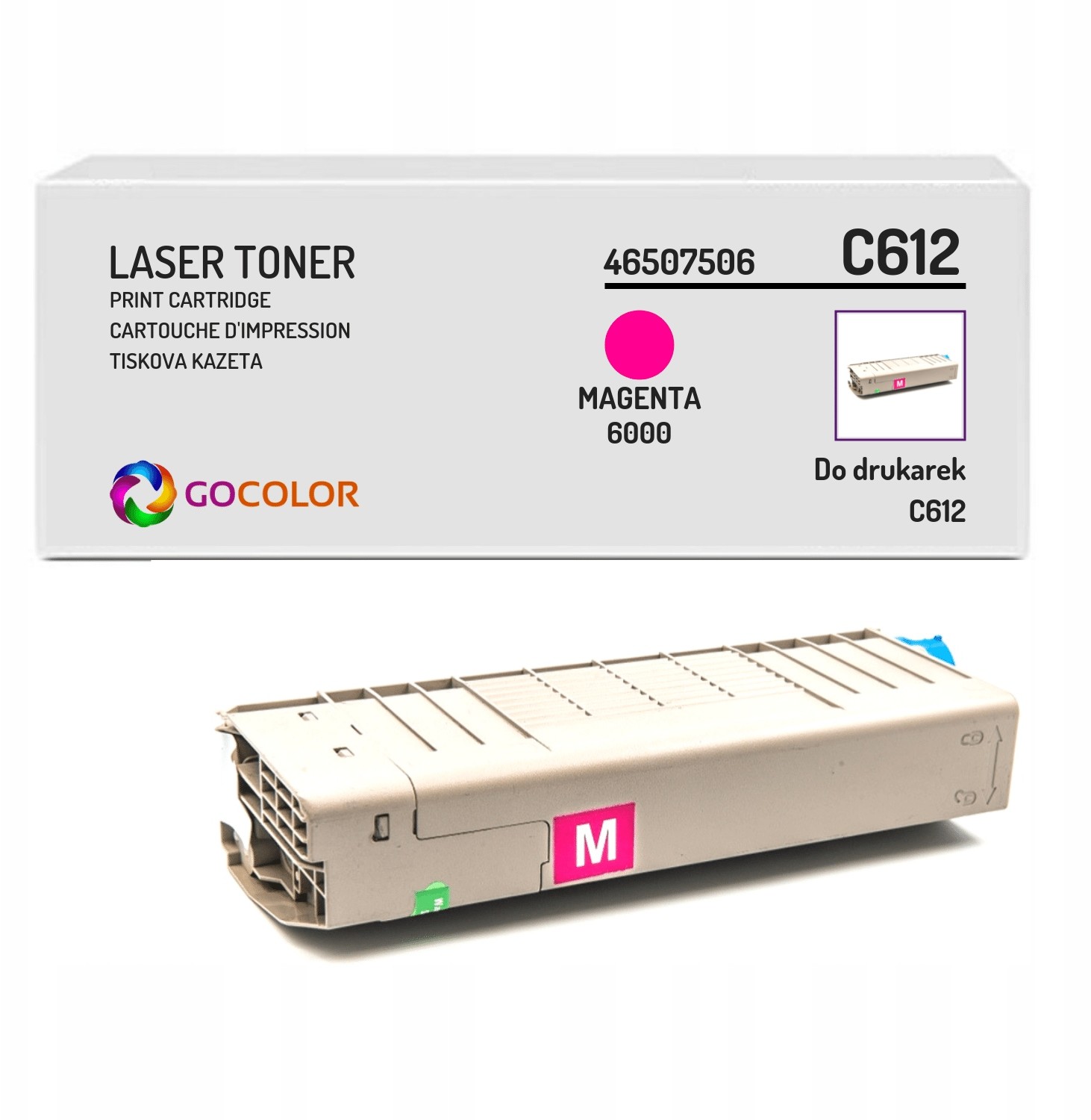 Toner do Oki C612N 46507506 Magenta