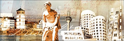 Pro-Art-Bilderpalette Pro-Art g1267e obraz na ścianę wydruk Giclée 'Düsseldorf' 150 x 48 cm g1267m