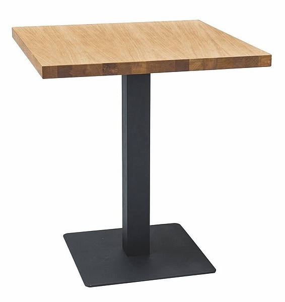 Signal MEBLE STÓŁ PURO SALON/KUCHNIA/JADALNIA NOWOCZESNY/KLASYCZNY DĄB /CZARNY PUROLAMD60