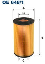 Filtron OE 648/8 - Filtr oleju Opel Astra H, Astra J, Corsa D, Meriva, Zafira B