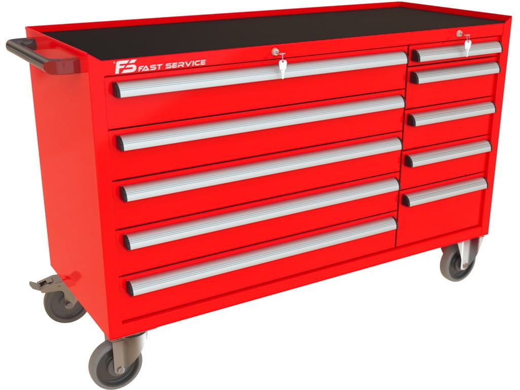Fastservice Wózek warsztatowy MEGA z 10 szufladami PM-215-21 PM-215-21