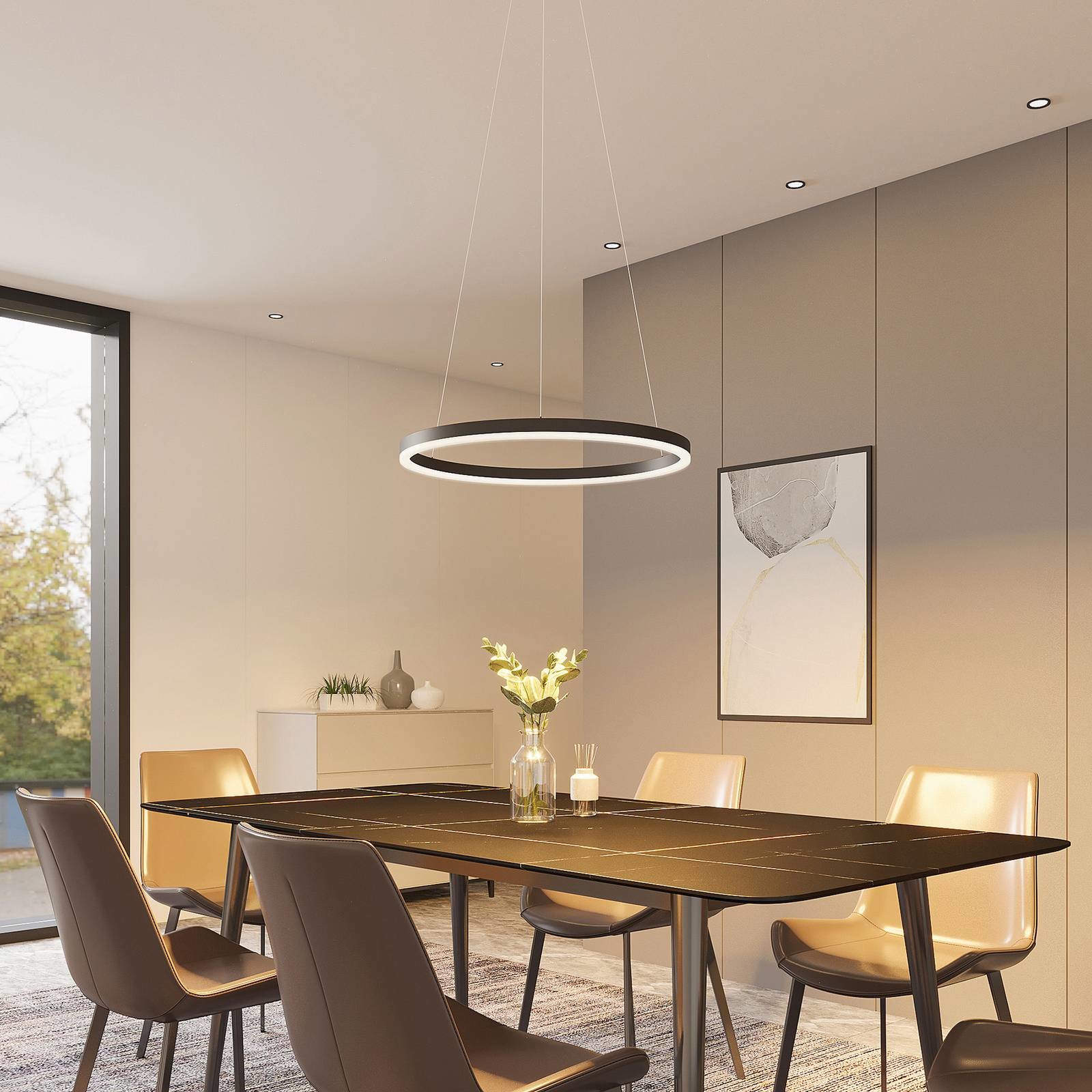 Arcchio Arcchio Albiona lampa wisząca LED 1 pierścień 60cm