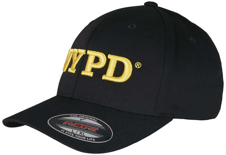 Brandit Czapka z Daszkiem NYPD Flexfit Czarna 7054.2/S-M