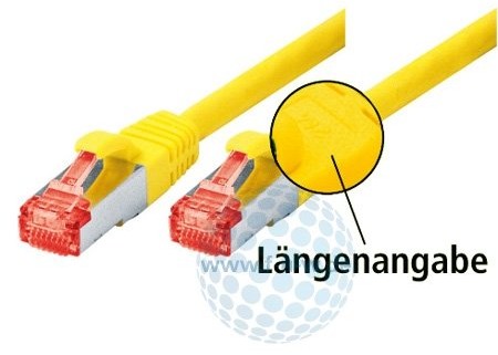 Tecline 715003y Category 6 Ethernet z wąską zabezpieczenie przed zagięciem kabla (0,3 m) Żółty 4048889026069