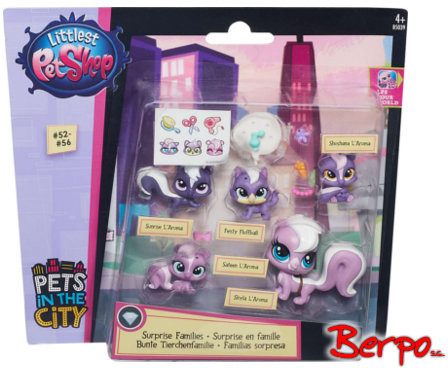 Hasbro Littlest Pet Shop - Zestaw 5 figurek B5039