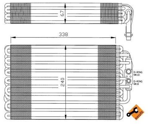 NRF Parownik, klimatyzacja 36034